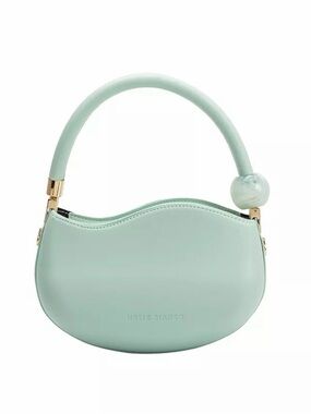 NWOT Melie Bianco Sage Green Jennie Handbag Purse, Vegan Leather Crossbody Strap